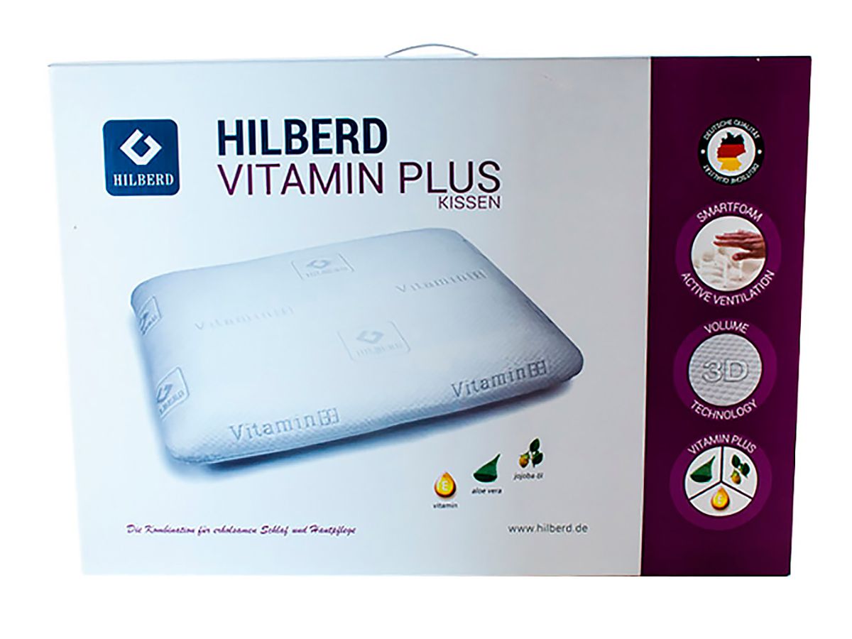 Подушка Vitamin Plus Hilberd для сна во всех позах, 70*50*13,5см купить в OrtoMir24